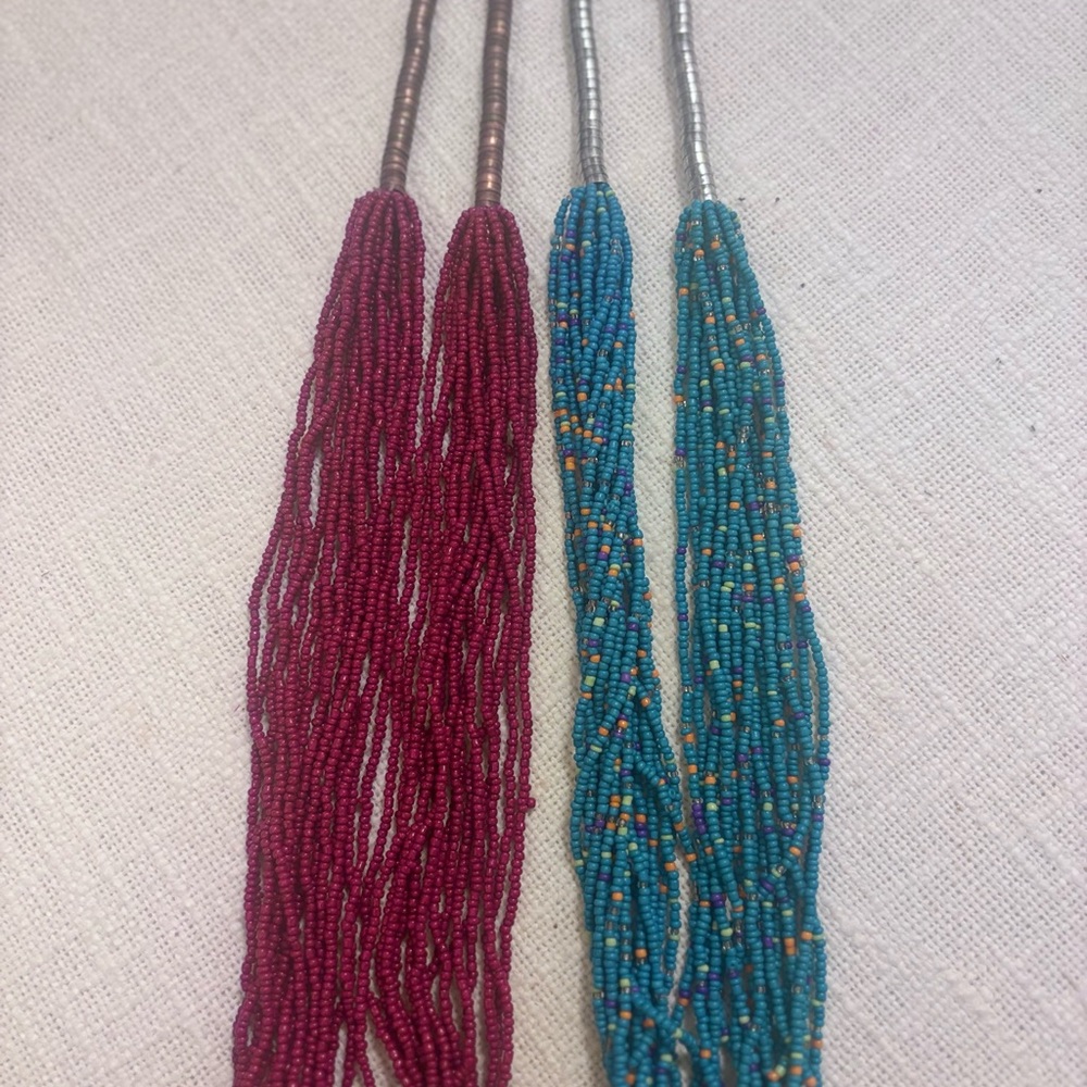 Multicolor Beaded Necklace - Handmade